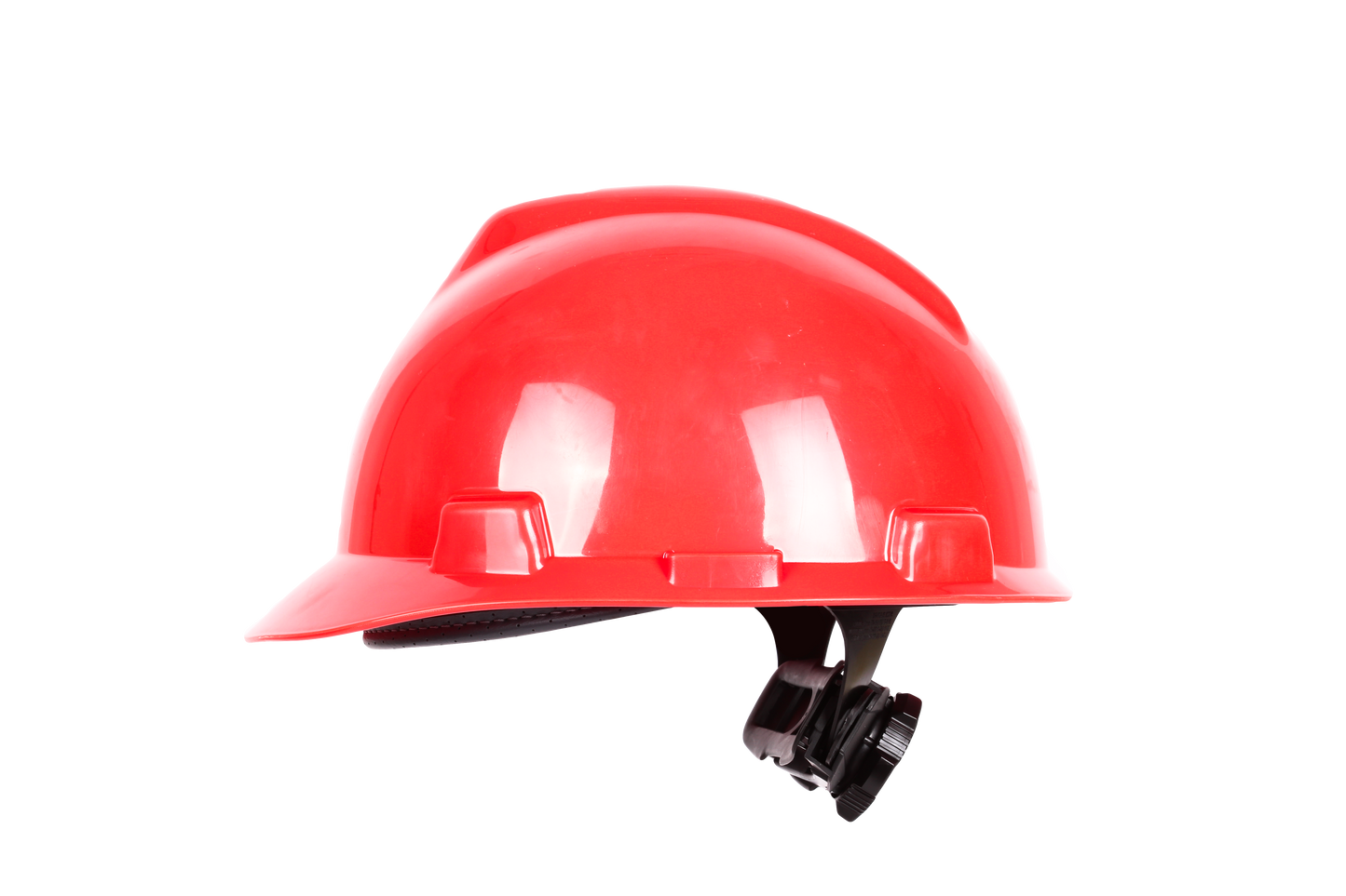 Casco Cachucha MSA Rojo con Suspensión Fas-Trac-III