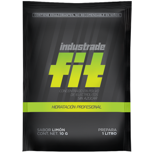 Bebida Hidratante Industrade Fit de 1L, Sabor Limón