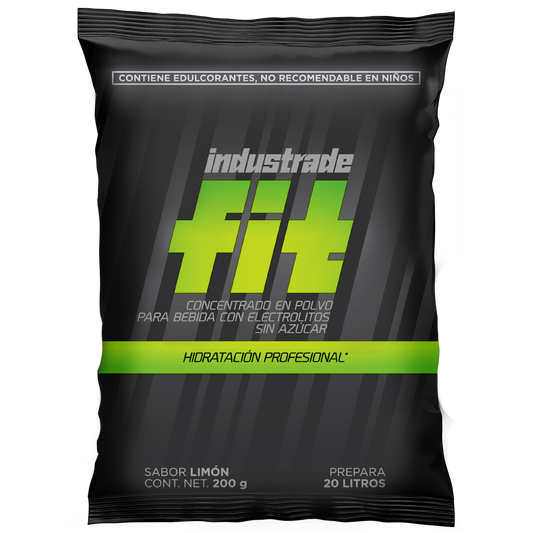 Bebida Hidratante Industrade Fit de 20L, Sabor Limón