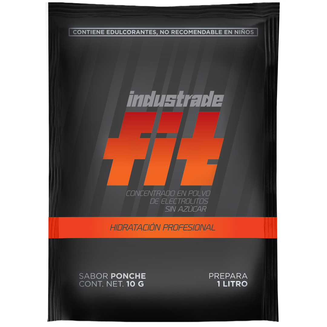 Bebida Hidratante Industrade Fit de 1L, Sabor Ponche