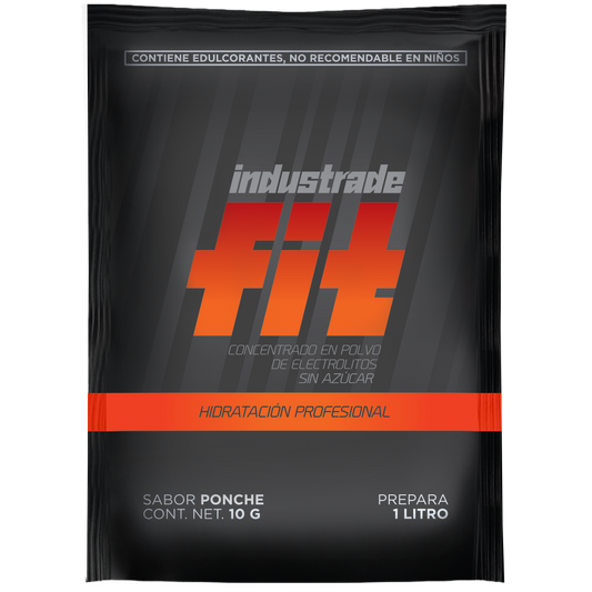 Bebida Hidratante Industrade Fit de 1L, Sabor Ponche