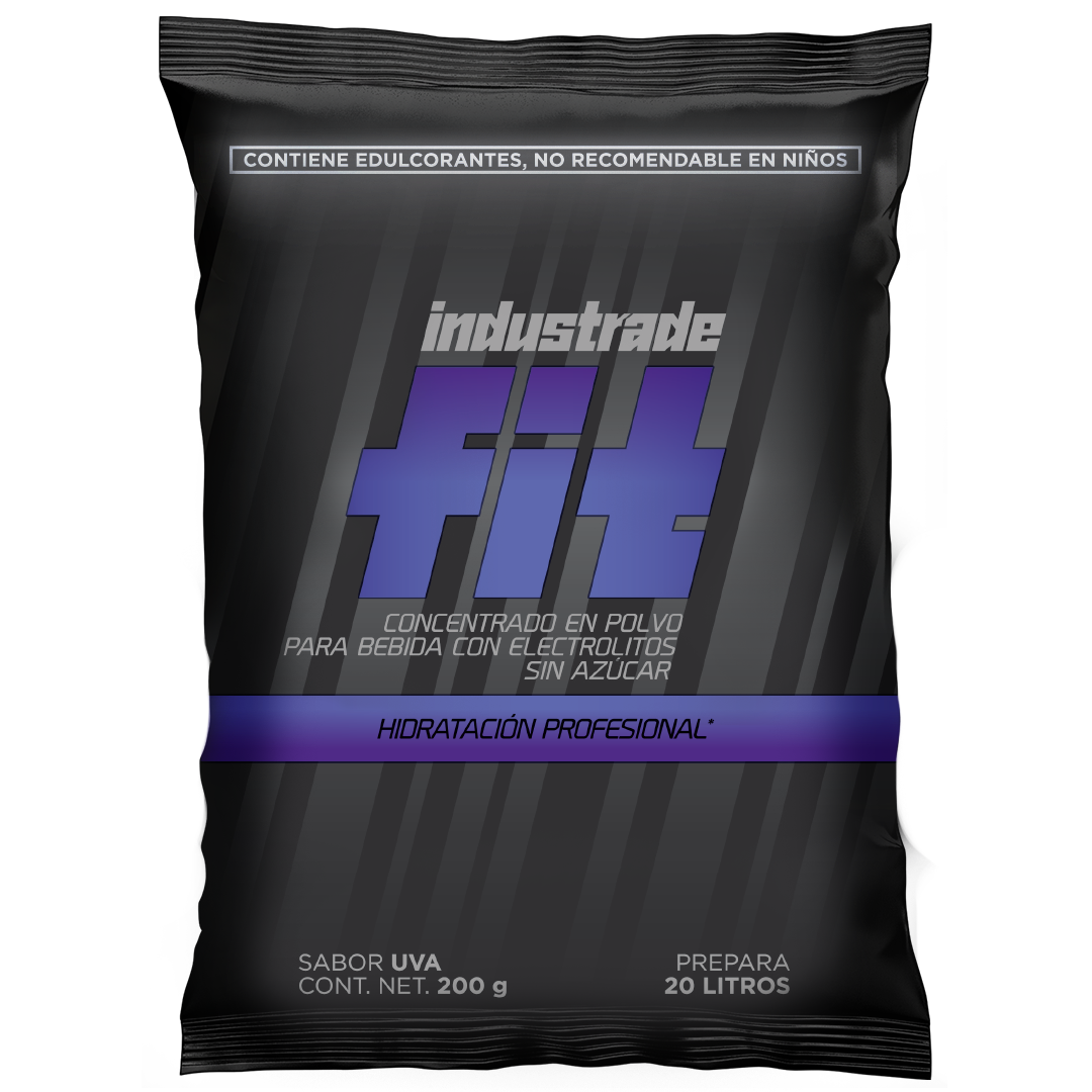 Bebida Hidratante Industrade Fit de 20L, Sabor Uva